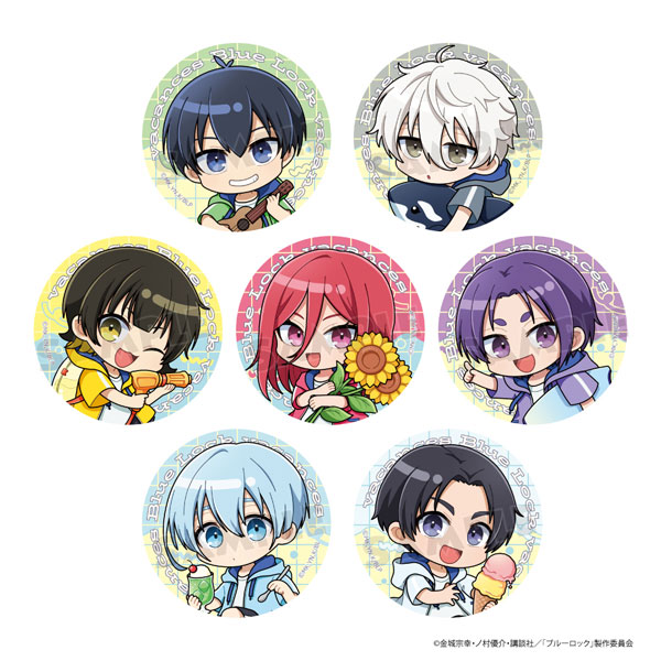 ブルーロック トレーディング缶バッジ(バカンス2/ver.A) 7個入りBOX[Parflette-パルフレット-]《０１月予約》