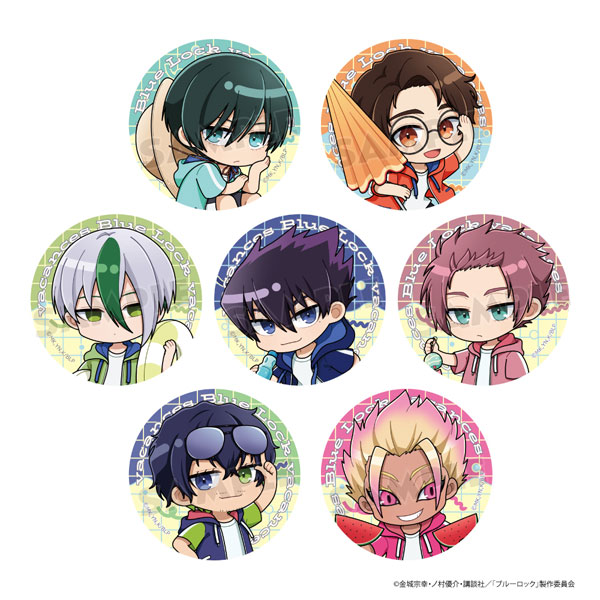 ブルーロック トレーディング缶バッジ(バカンス2/ver.B) 7個入りBOX[Parflette-パルフレット-]《０１月予約》