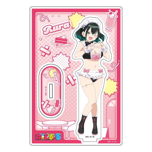 ばっどがーる 描き下ろしアクリルスタンド(瑠璃葉るら/メイド水着)[カーテン魂]《０１月予約》