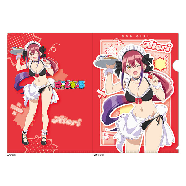ばっどがーる 描き下ろしクリアファイル(水鳥亜鳥/メイド水着)[カーテン魂]《０１月予約》