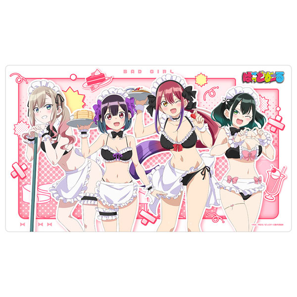 ばっどがーる 描き下ろしラバーマット(メイド水着)[カーテン魂]《０１月予約》