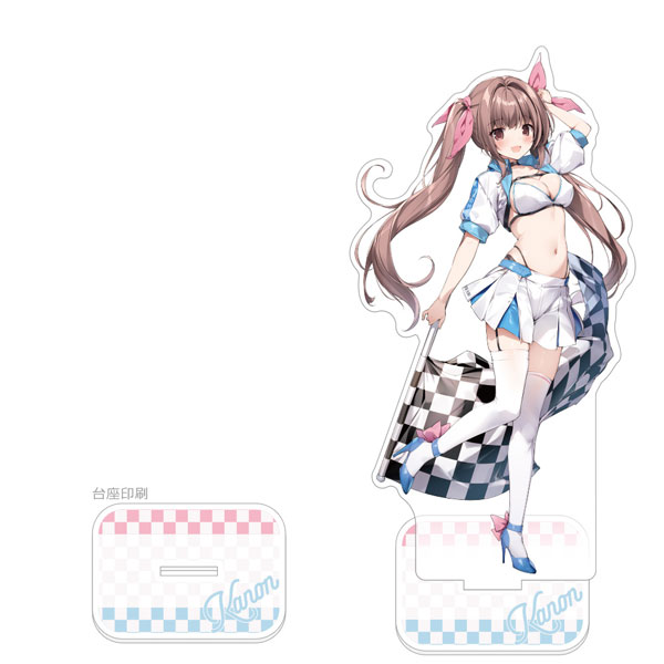 karory先生 描き下ろし特大アクリルスタンド(蒼海夏音/レースクイーン)[カーテン魂]《０１月予約》