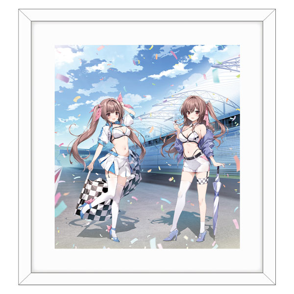 karory先生 描き下ろし複製原画(蒼海舞香＆蒼海夏音/レースクイーン)[カーテン魂]《０１月予約》