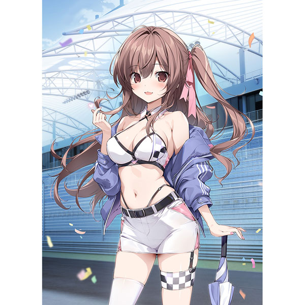 karory先生 描き下ろしB2タペストリー(蒼海舞香/レースクイーン)Wスエード[カーテン魂]《０１月予約》