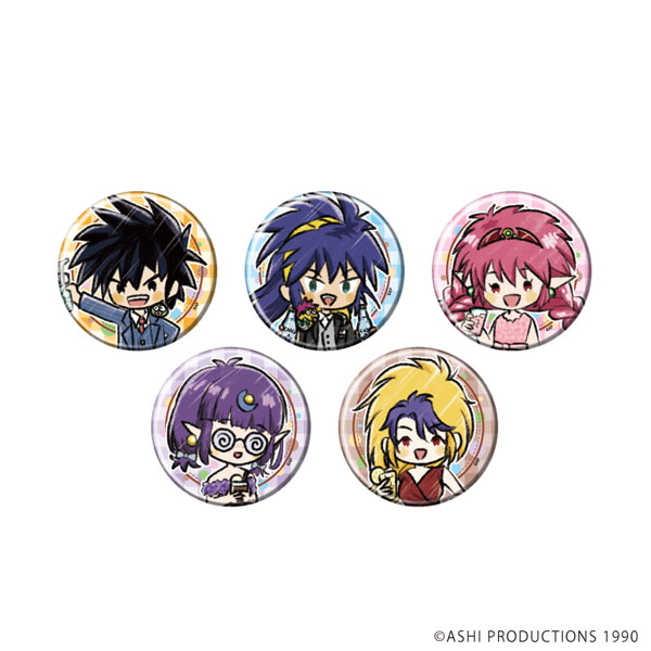 缶バッジ「NG騎士ラムネ＆40」03/グラフアートイラスト 5個入りBOX