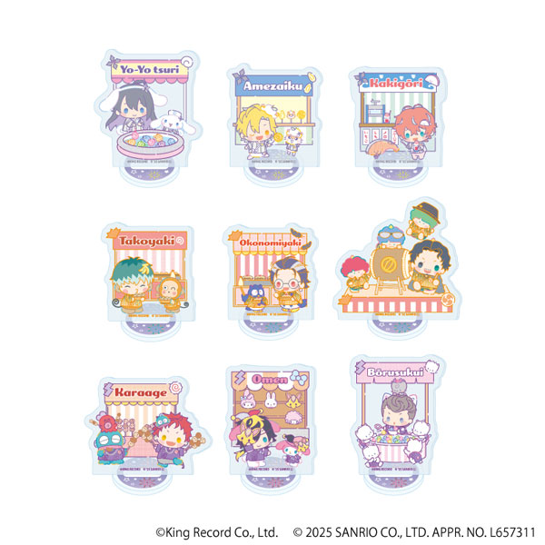 アクリルぷちスタンド「ヒプノシスマイク SANRIO NAKAYOKU EDIT」02/ 9個入りBOX