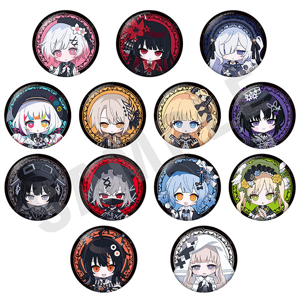 「魔法少女ノ魔女裁判」 トレーディング ミニキャラ缶バッチ 13個入りセット