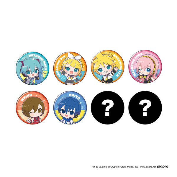 初音ミク 缶バッジSD 8個入りBOX[サンタン]《０２月予約》