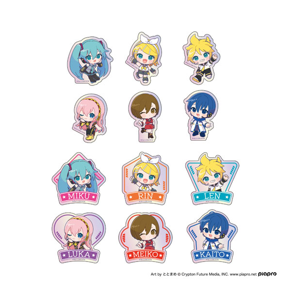 初音ミク ステッカーSD 24個入りBOX[サンタン]《発売済・在庫品》