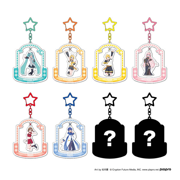 初音ミク アクリルキーホルダー等身 8個入りBOX[サンタン]《02月予約》