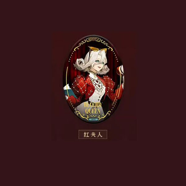 Identity V 完美殺青シリーズ 楕円形缶バッジ 血の女王[NetEase