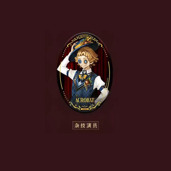 Identity V 完美殺青シリーズ 楕円形缶バッジ 曲芸師[NetEase Games