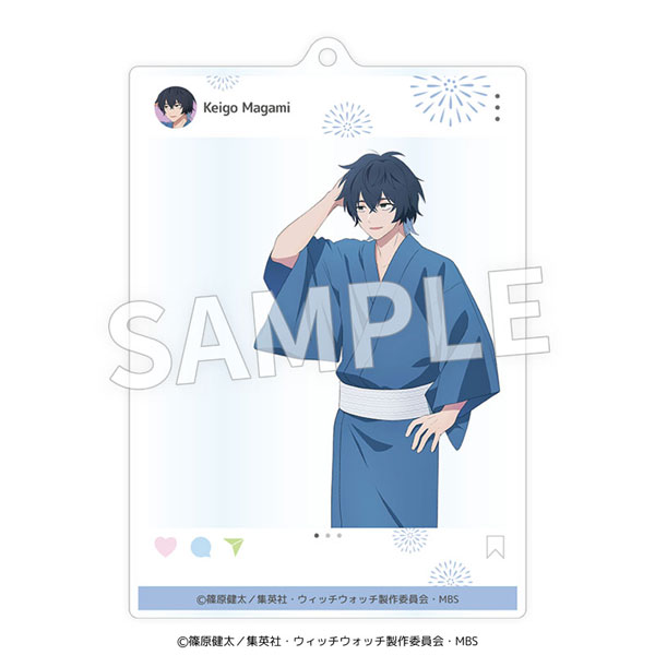 TVアニメ『ウィッチウォッチ』SNS風アクリルキーホルダー 真神圭護[デイプロ]《発売済・在庫品》