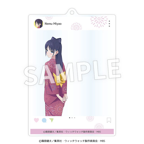 TVアニメ『ウィッチウォッチ』SNS風アクリルキーホルダー 宮尾音夢[デイプロ]《発売済・在庫品》