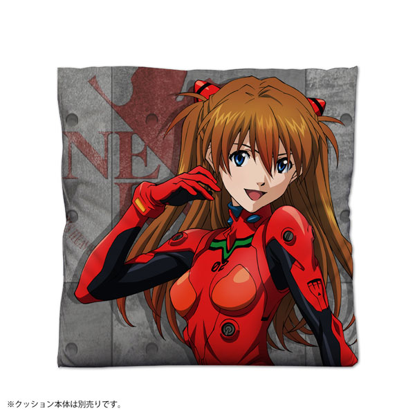 EVANGELION 式波・アスカ・ラングレー 両面プリントクッション