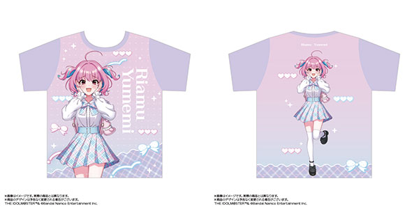 【限定販売】アイドルマスター シンデレラガールズ 描き下ろし両面フルグラフィックTシャツ KAWAII・ぱれーど 夢見りあむ[あみあみ]《在庫切れ》