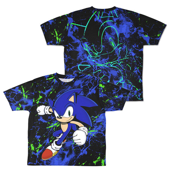 ソニック・ザ・ヘッジホッグ 音速のハリネズミ ソニック 両面フルグラフィックTシャツ/-M（再販）[コスパ]《０４月予約》