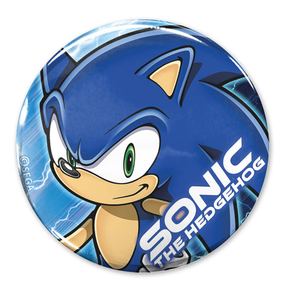 ソニック・ザ・ヘッジホッグ 音速のハリネズミ ソニック 65mm缶バッジ[コスパ]《発売済・在庫品》