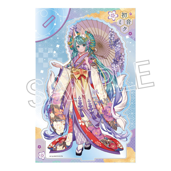 初音ミク 百鬼夜行 ～麗宴～ アクリルスタンドL C 白狐(しろ