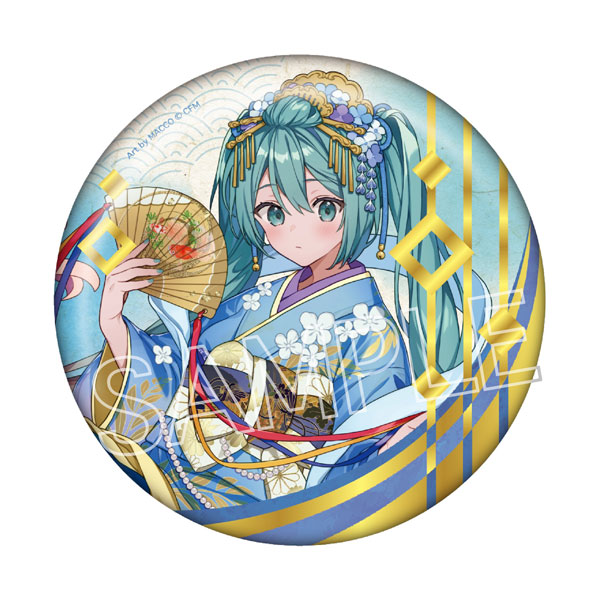 初音ミク 百鬼夜行 ～麗宴～ 箔押しBIG缶バッジ B 人魚(にんぎょ