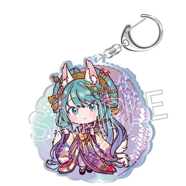 初音ミク 百鬼夜行 ～麗宴～ アクリルキーホルダー 白狐 B(しろ