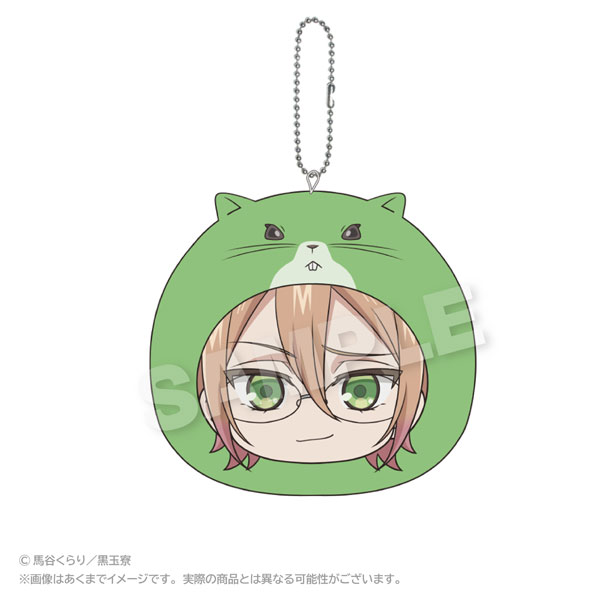 美男高校地球防衛部ハイカラ！ まるめいつクッションキーホルダー 猫魔