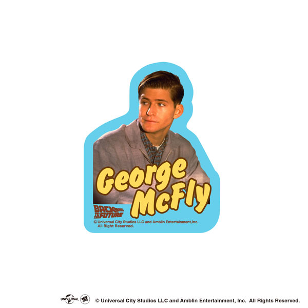 Back To The Future George McFly 50's Sticker[GEEK LIFE]《在庫切れ》