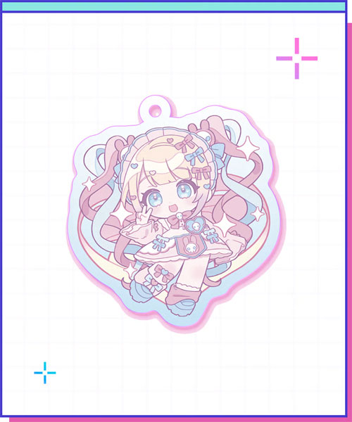 NEEDY GIRL OVERDOSE 超てんちゃんファンシーアクキー[WHY SO SERIOUS？]《発売済・在庫品》