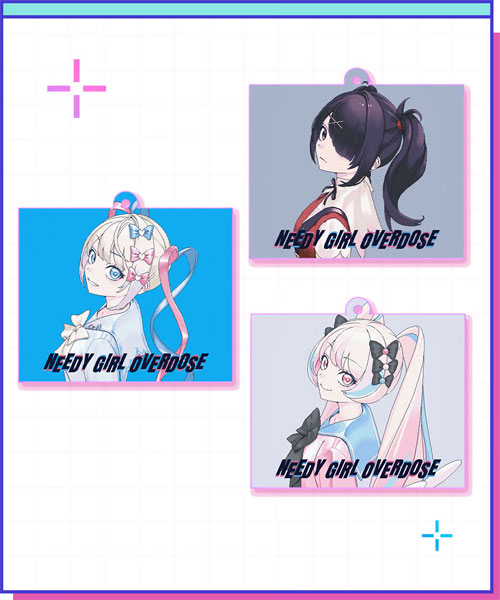 NEEDY GIRL OVERDOSE 超てんちゃん三面相アクキーver.2[WHY SO SERIOUS