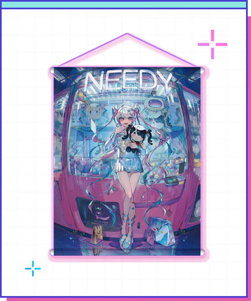 NEEDY GIRL OVERDOSE 超てんちゃんキラキラタペストリー[WHY SO