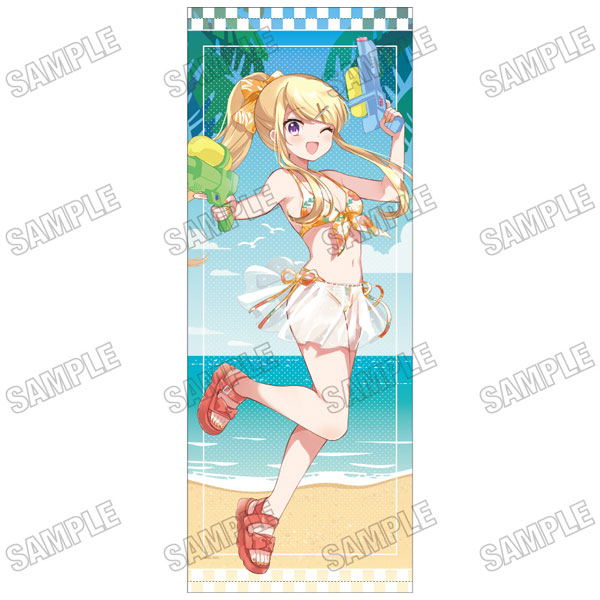 TTD 【ぎん様⭐︎】【美品・数量限定】 きんいろモザイク」 描き下ろし特大タペストリー 水着ver. (5)九条