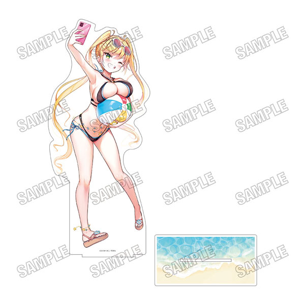 「一畳間まんきつ暮らし！」 描き下ろしBIGアクリルスタンドLL 水着ver. (2)鈴木万里花[メディコス・エンタテインメント]《在庫切れ》