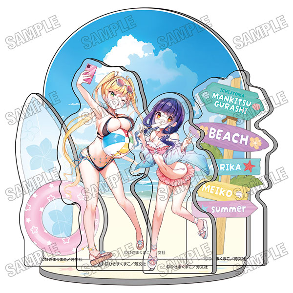 「一畳間まんきつ暮らし！」 描き下ろしアクリルジオラマ 水着ver.[メディコス・エンタテインメント]《在庫切れ》