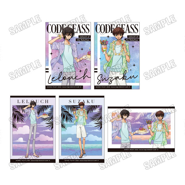 「コードギアス 反逆のルルーシュ」 描き下ろしイラストカードセット[サマーパーティーver.][メディコス・エンタテインメント]《発売済・在庫品》