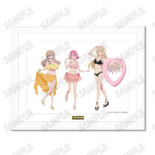 わたしが恋人になれるわけないじゃん、ムリムリ！(※ムリじゃなかった！？) 描き下ろしA3複製原画[水着ver.]《発売済・在庫品》