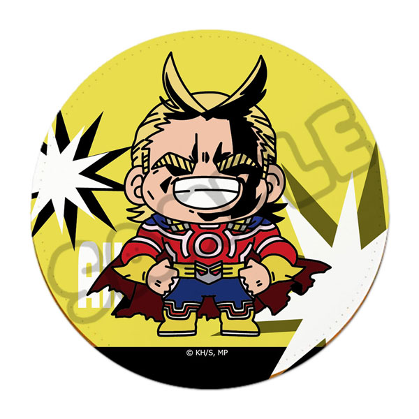 TVアニメ『僕のヒーローアカデミア』みんなmochocho化大作戦！第6弾 レザーコースター M-IA(オールマイト)[シンクイノベーション]《在庫切れ》