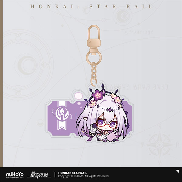 キャストリス　アクリルキーホルダー　リストバンド 一番くじ スターレイル 崩壊 崩壊：スターレイル アクリルストラップ パムの展示館シリーズ その他