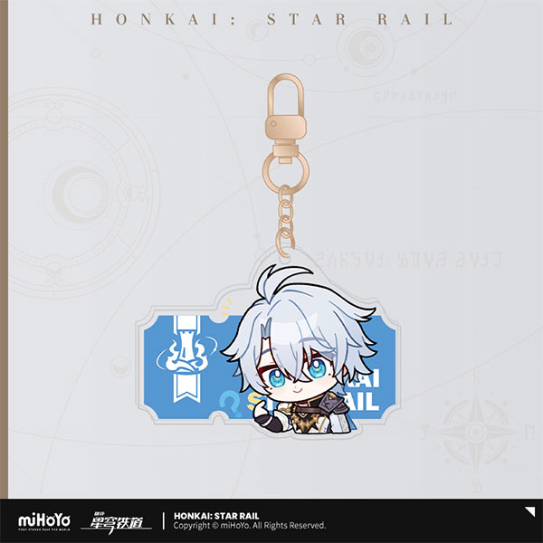 崩壊：スターレイル パムの展示館シリーズ アクリルストラップ
