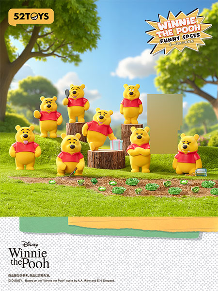 BLINDBOX Winnie the pooh ファニーフェイス 8個入りBOX