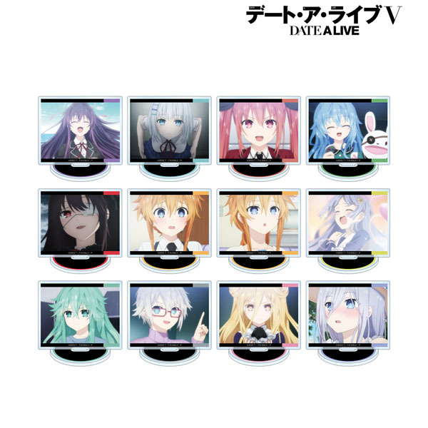 アニメ「デート・ア・ライブV」 トレーディング場面写アクリルスタンド 12個入りBOX