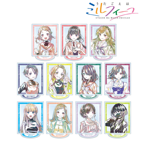TVアニメ「うたごえはミルフィーユ」 トレーディング Ani-Art アクリルスタンド 11個入りBOX