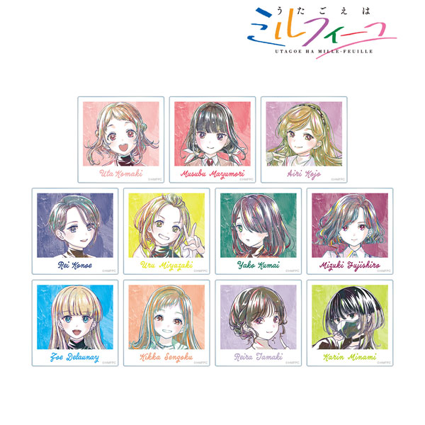 TVアニメ「うたごえはミルフィーユ」 トレーディング Ani-Art アクリルカード 11個入りBOX