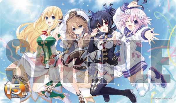 超次元ゲイムネプテューヌ 日本一ちゃん デスクマット 水橋かおり 直筆