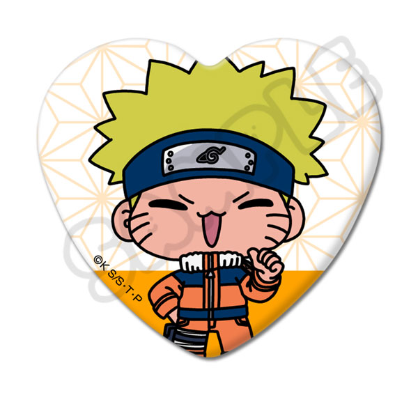 TVアニメ『NARUTO-ナルト-』ハート型缶バッジ | j-hobby Collection