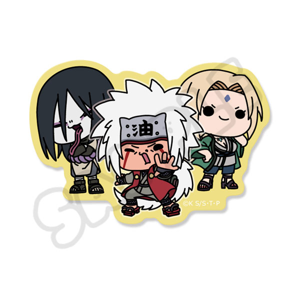 TVアニメ『NARUTO-ナルト-』クリアステッカー MH(自来也＆綱手＆大蛇丸)[シンクイノベーション]《１２月予約》
