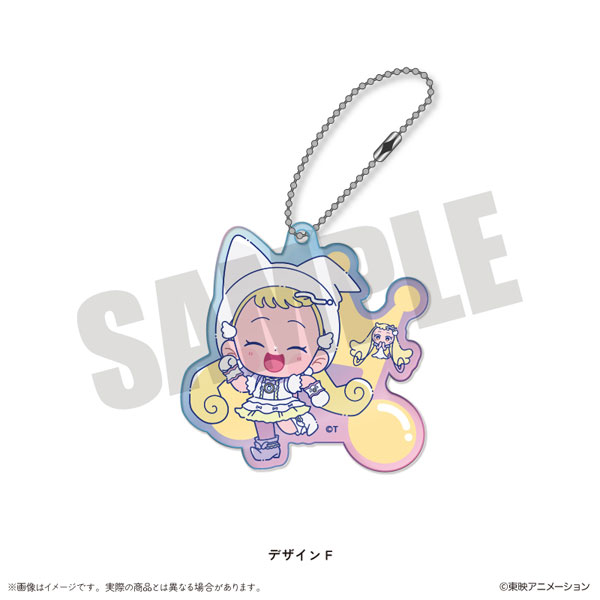 「おジャ魔女どれみ」 にゅ～とろ キラキラアクリルキーホルダー F ハナ・トト[MENEGI]《在庫切れ》