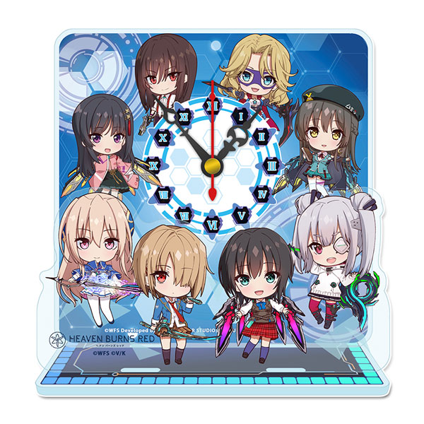 ヘブンバーンズレッド ぷちちょこミニアクリル置時計 部隊長[シーズナルプランツ]《１１月予約》