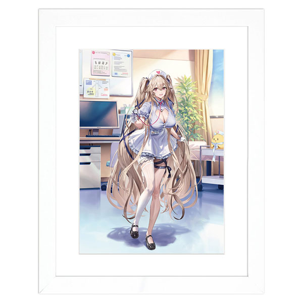 [アズールレーン]描き下ろしキャラファイングラフ(アンカレッジ/ナース) A4[カーテン魂]《０２月予約》