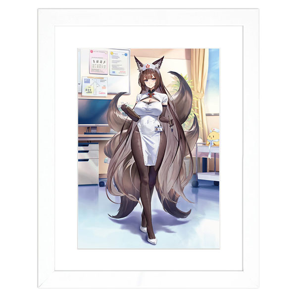 [アズールレーン]描き下ろしキャラファイングラフ(天城(空母)/ナース) A4[カーテン魂]《発売済・在庫品》