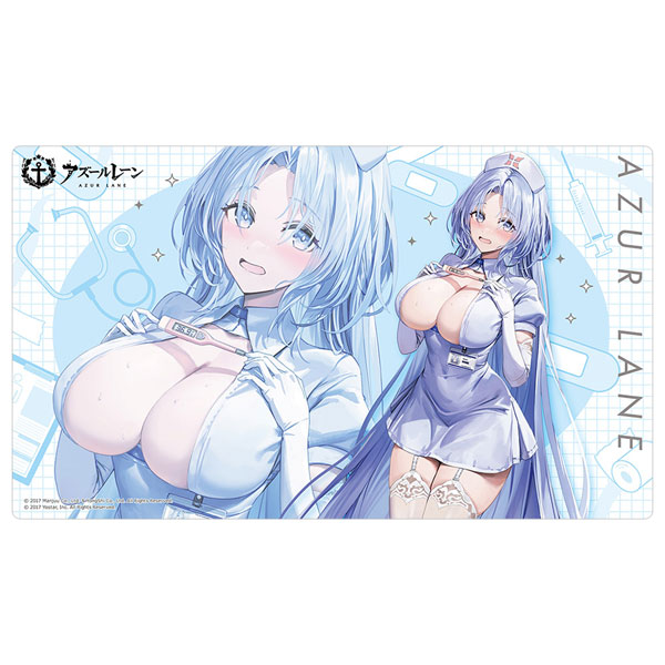 [アズールレーン]描き下ろしラバーマット(アルザス/ナース)[カーテン魂]《０２月予約》